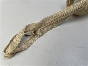 Usynlig /skjult lynlås fra YKK - 60 cm, dune
